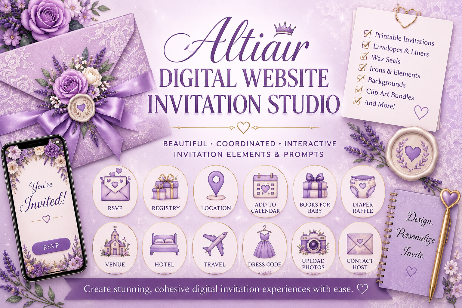 Digital Website Invitation Studio