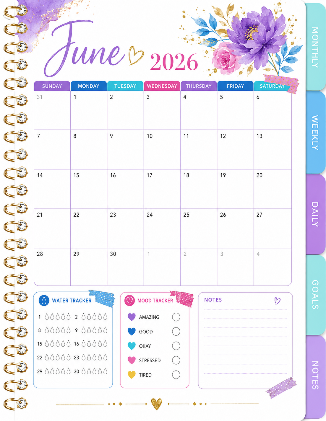 Monthly Calendar Pages